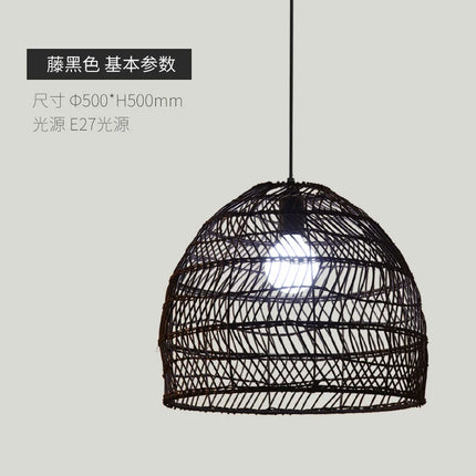 Suspension en rotin naturel pour décoration intérieure élégante — LZ4X9J