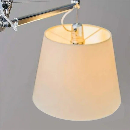Lustre avec abat-jour en tissu pour espaces professionnels — LZ4X9T