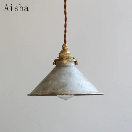 Suspension rétro en laiton style campagnard américain pour intérieur — LZ4X9M