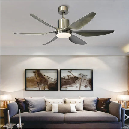 Plafonnier industriel rétro avec ventilateur et télécommande — LZ4X9J