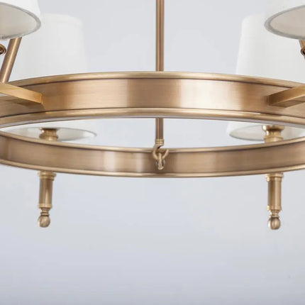 Lustre suspension en cuivre et bronze authentique — LZ4X9T