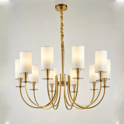 Lustre suspension style rural américain en cuivre nordique — LZ4X9T