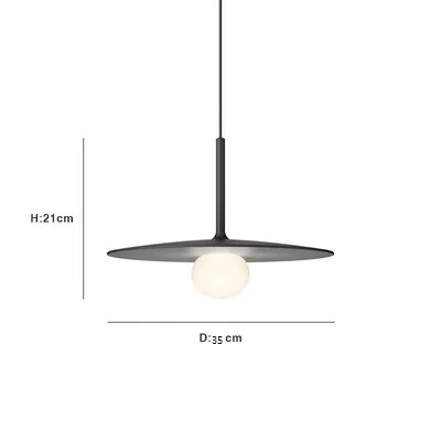 Suspension en verre à abat-jour unique — LZ4P7XQ