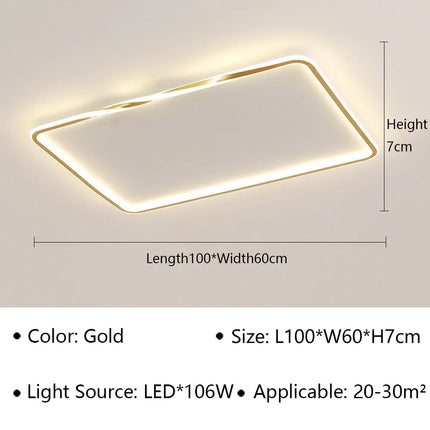 Plafonnier LED moderne pour décoration intérieure élégante et contemporaine — LZ4X9T1