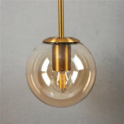 Applique murale rétro en verre au design nordique lumineux — LZ4X9T2