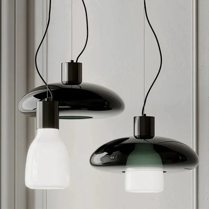 Suspension en verre design italien pour cuisine et salle à manger — LZ4X9T