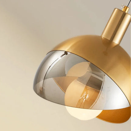 Suspension nordique en cuivre et verre de luxe — LZ4X9V2C