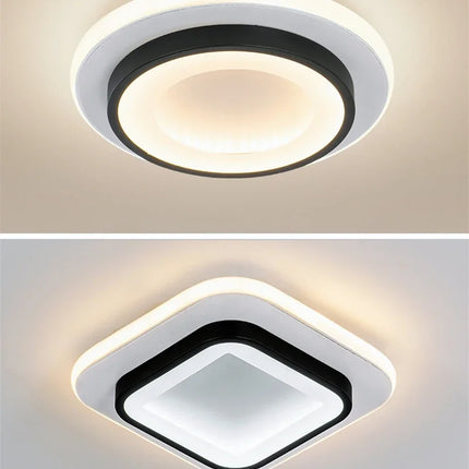 Plafonnier LED design rond ou carré pour décoration intérieure moderne — LZ4XJ9