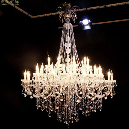 Lustre en cristal LED style nordique pour éclairage élégant — LZ4X9P2