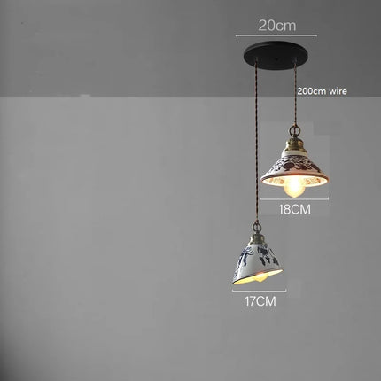 Suspension LED moderne en céramique pour intérieur — LZ4X9P2