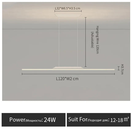 Lustre LED moderne pour bar, cuisine et studio — LZ4X9P2