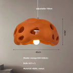 D45cm orange / Lumière chaude 3000K