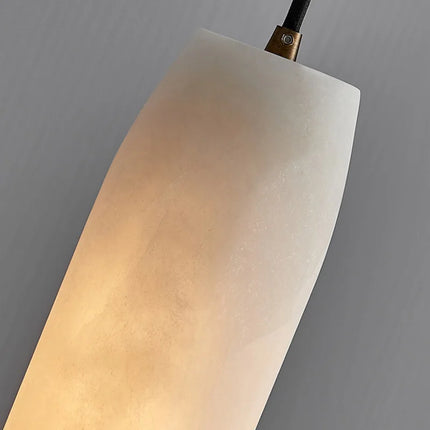 Suspension moderne en marbre naturel et laiton avec câble réglable — LZ4D9XQ