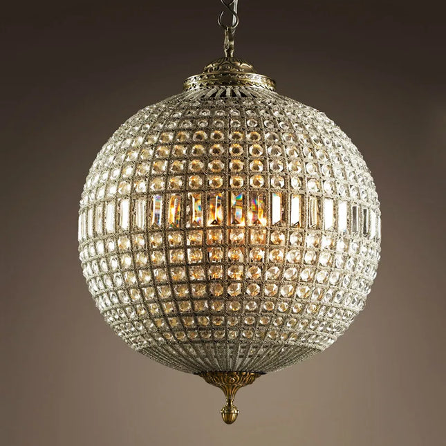 suspension en cristal k9 style médiévale française pour décoration intérieure