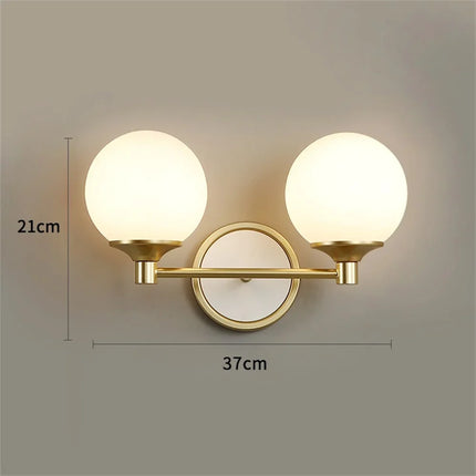 Applique murale LED double tête style nordique moderne — LZ4X9P2