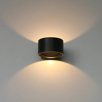 led applique murale rond aluminium ac90-260v