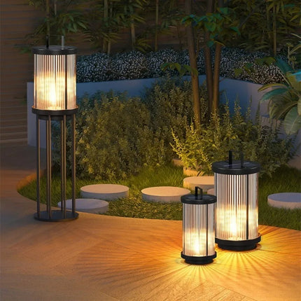 Lampadaire solaire extérieur étanche en verre pour jardin — LZ4X9P2Q