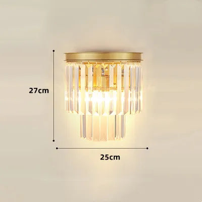 Applique murale en cristal pour éclairage moderne intérieur — LZ4X9T2