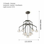 Noir-D 121cm / Blanc chaud