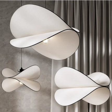 Plafonnier en tissu style wabi sabi pour intérieur moderne — LZ4X9Q2