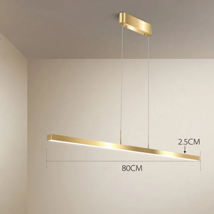 Suspension en cuivre avec bande dorée pour décoration intérieure — LZ4X9T2
