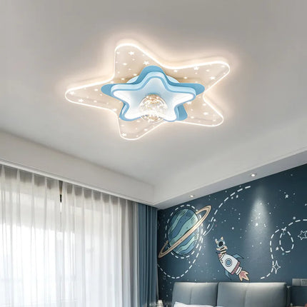 Plafonnier nordique ciel étoilé pour chambre enfant romantique — LZ4D9X2