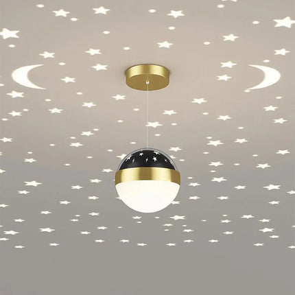 lustre moderne projection ciel étoilé éclairage intérieur décoratif