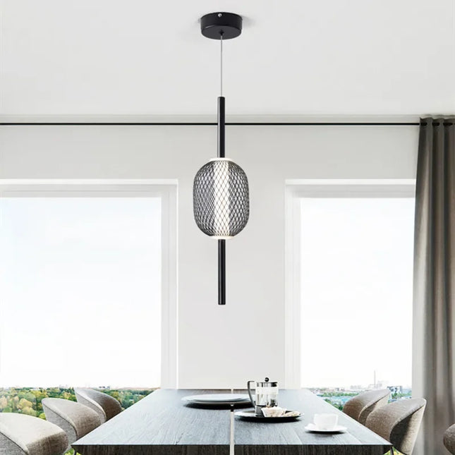 Suspension led minimaliste petit lustre tête unique décorative