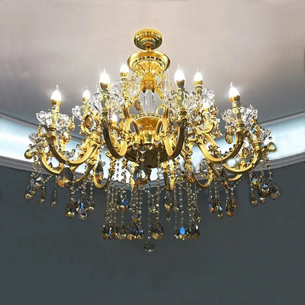 Lustre suspendu en cristal avec éclairage LED moderne — LZ4X9T