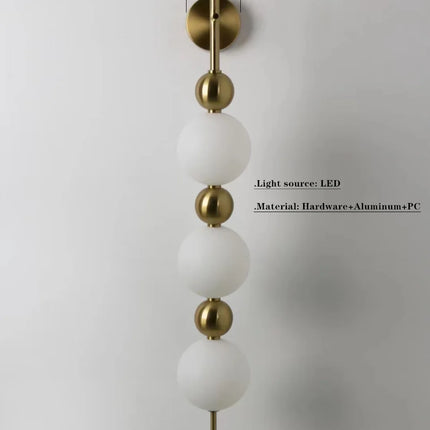 Lustre nordique en forme de haricot magique