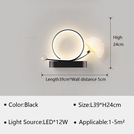 Applique murale LED au design moderne pour décoration intérieure élégante — LZ4P9XQ