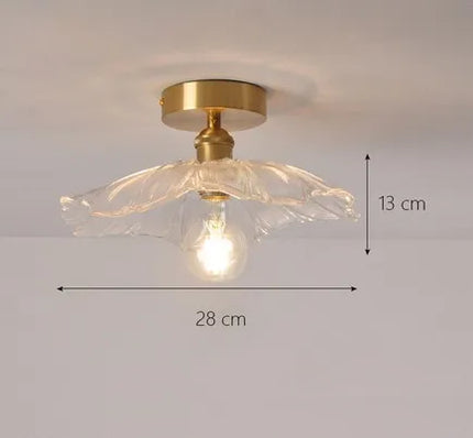 Plafonnier moderne en verre lumineux pour intérieur et extérieur — LZ4QX9