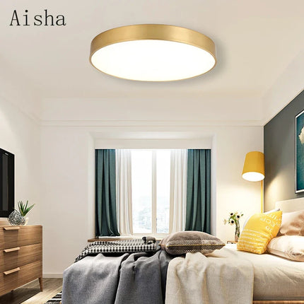 Plafonnier LED ultra fin pour intérieur moderne et élégant — LZ4X9T