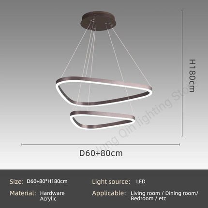 Suspension design moderne pour éclairage intérieur élégant — LZ4XJ9
