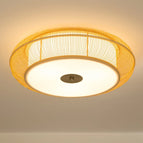 Plafonnier en bois / Diamètre 46cm