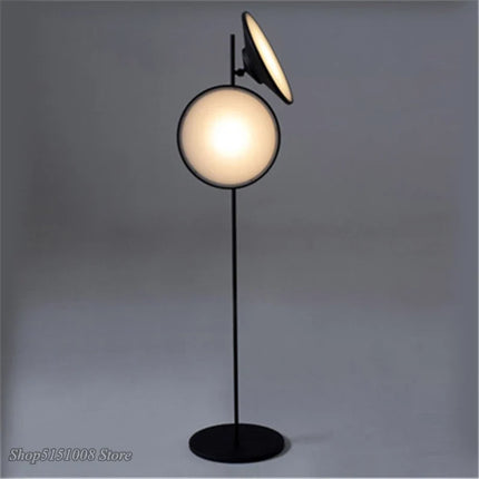 Lampadaire LED double lumière au design nordique moderne — LZ4X9P