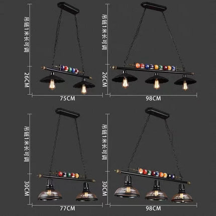 Lustre suspension rétro créatif pour restaurant, bar et boutique — LZ4X9Q2