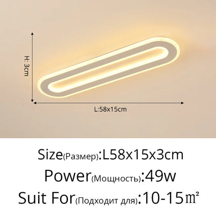 Lustre LED nordique moderne et créatif pour balcon — LZ4T9XQ