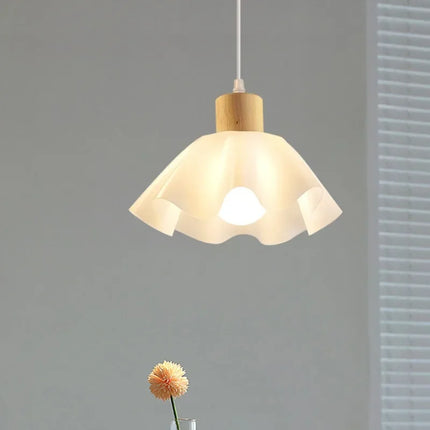 Plafonnier LED décoratif style nordique rétro japonais en forme de fleur — LZ4QJ7M