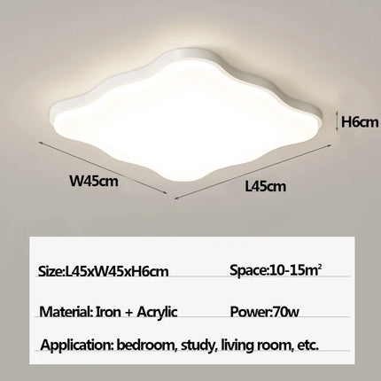 plafonnier moderne à leds pour éclairage intérieur suspendu