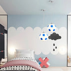 Boule noire de plafond / Ampoules non incluses