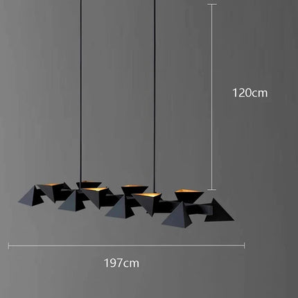 Lustre suspendu moderne LED pour éclairage intérieur salon et salle à manger — LZ4X9T2