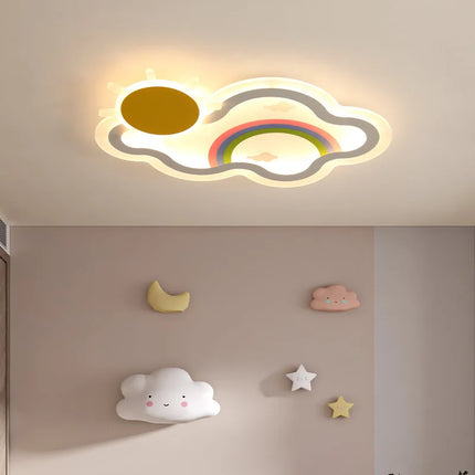 Plafonnier LED nuage arc-en-ciel pour chambre d’enfant — LZ4Q9T1