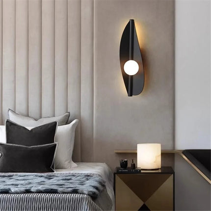 Applique murale LED design feuille en acrylique pour décoration intérieure — LZ4X9P