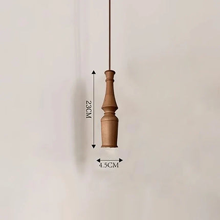 Suspension vintage en bois style nordique pour bar et restaurant — LZ4X9P