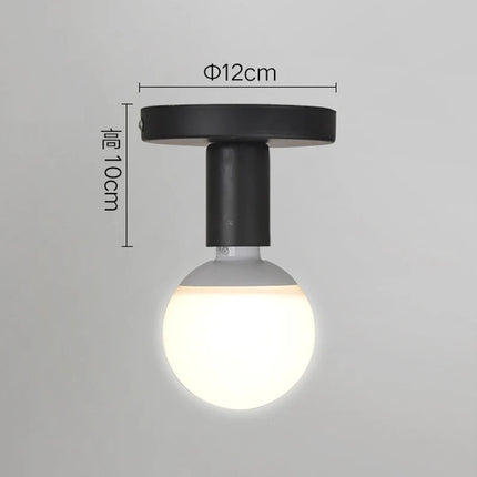 Plafonnier LED style industriel rétro pour décoration intérieure — LZ4X9J2