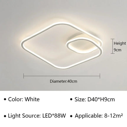 Lustre LED moderne et simple pour décoration intérieure — LZ4X9T2