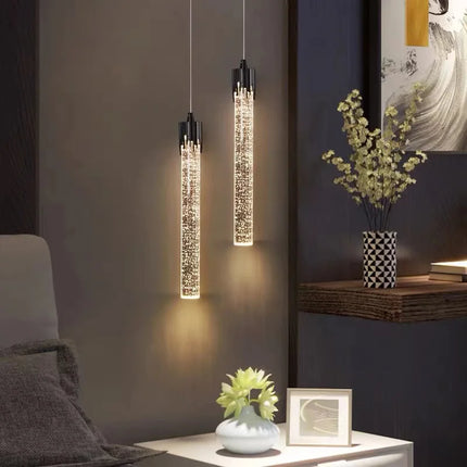 Lustre LED en cristal moderne pour hôtel et bar créatif — LZ4X9P2