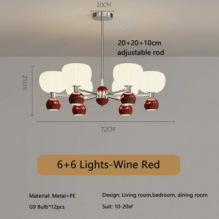 lustre led moderne haut bas éclairage intérieur suspendu