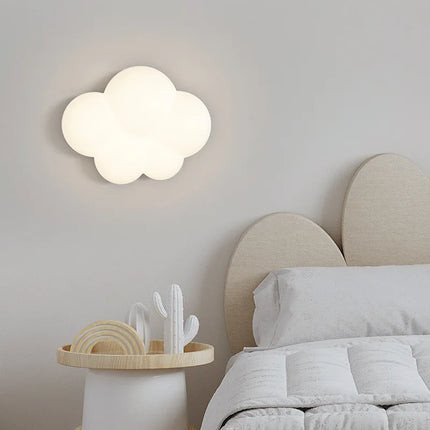 Applique murale nuage blanche au design moderne et chaleureux — LZ4X9T2